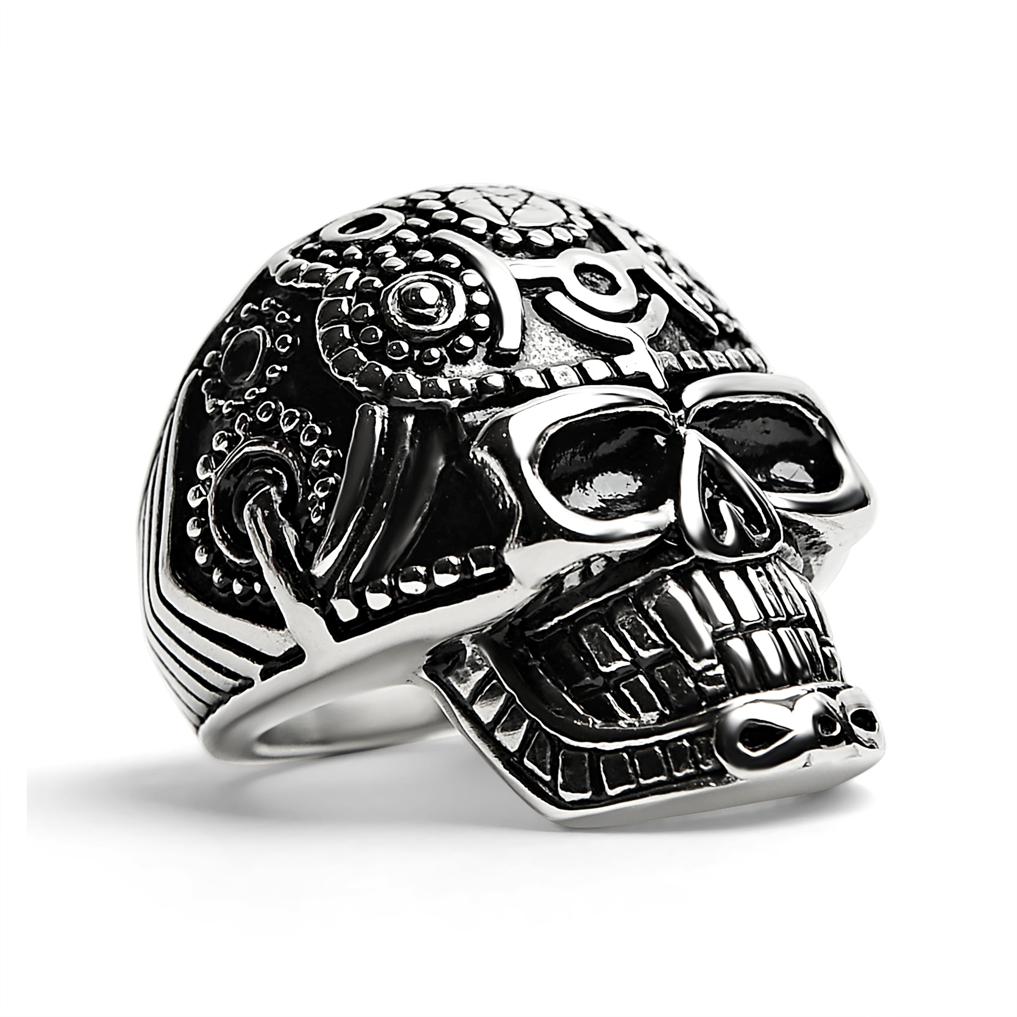 Detailed Skull Stainless Steel Ring / SCR4042、mySite、dreamappss