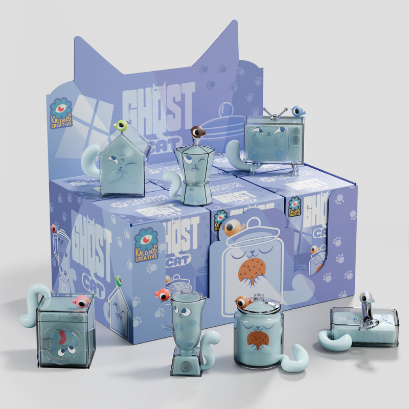 Kaleidos Creative Ghost Cat Blind Box、mySite、greenlandpopulation