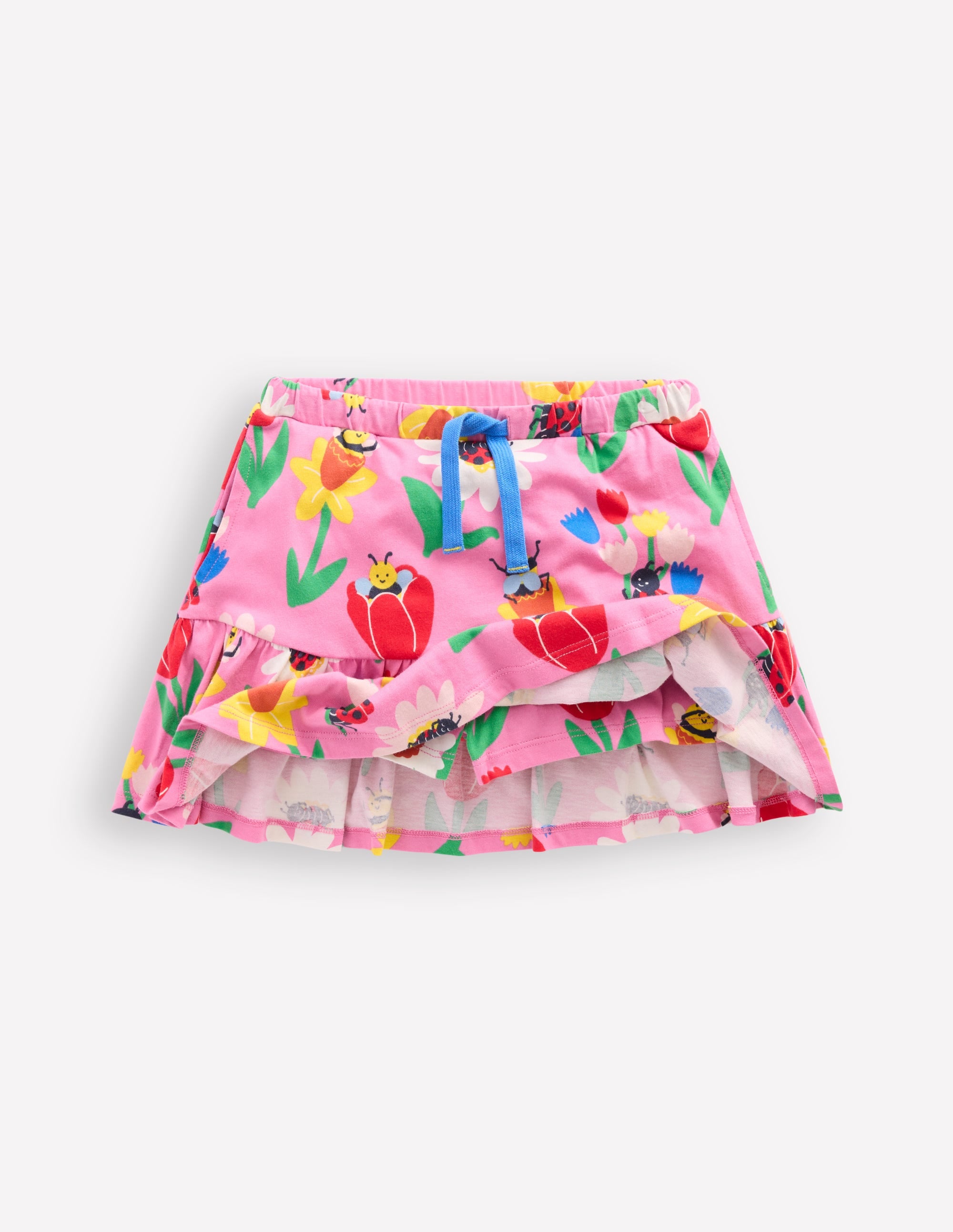  Tiered Jersey Skort-Sugared Lilac Spring Garden、mySite、ashleygrahame
