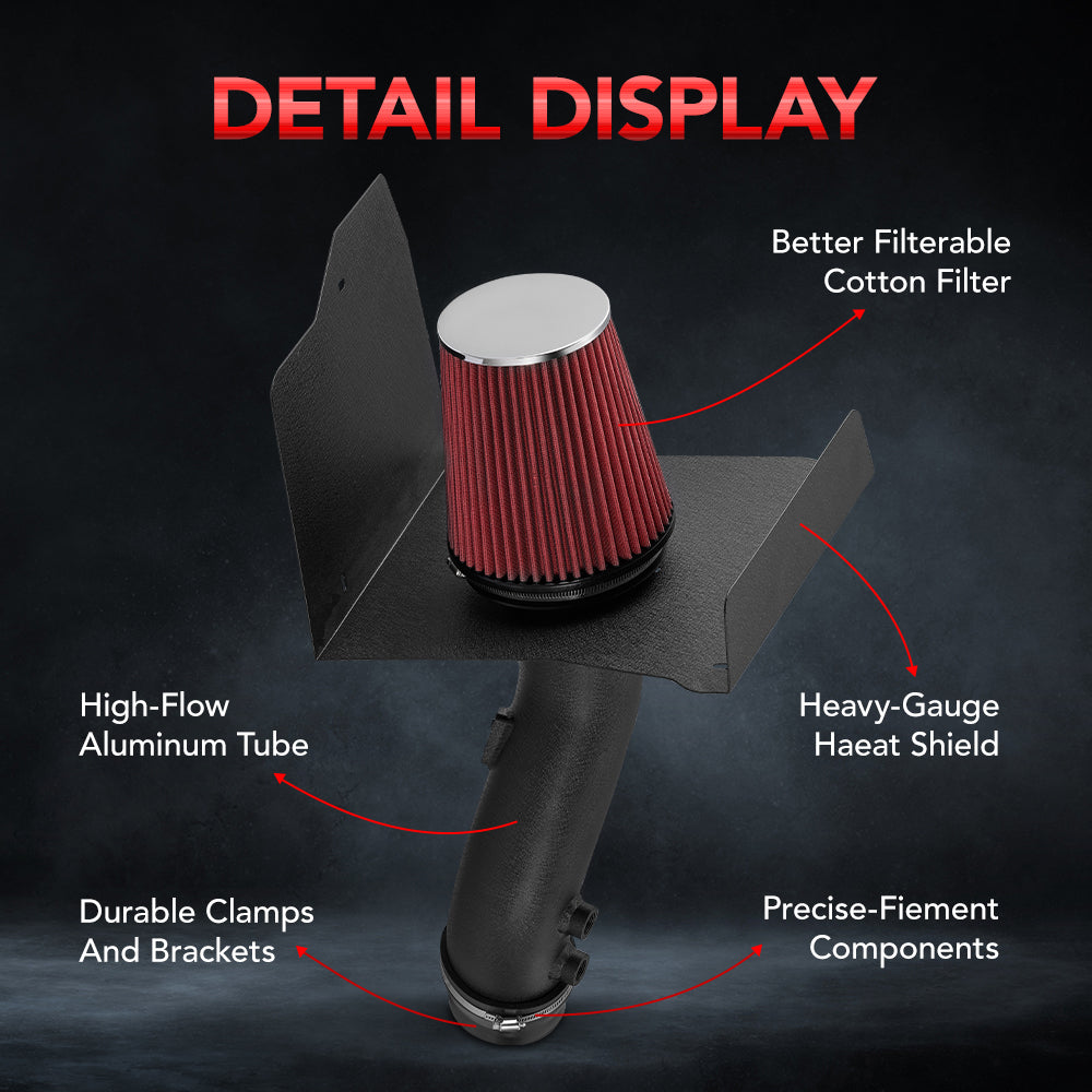 For 2012-2015 Toyota Tundra V8 5.7L High-flow Cold Air Intake Kit、mySite、nflplayoffbracketp