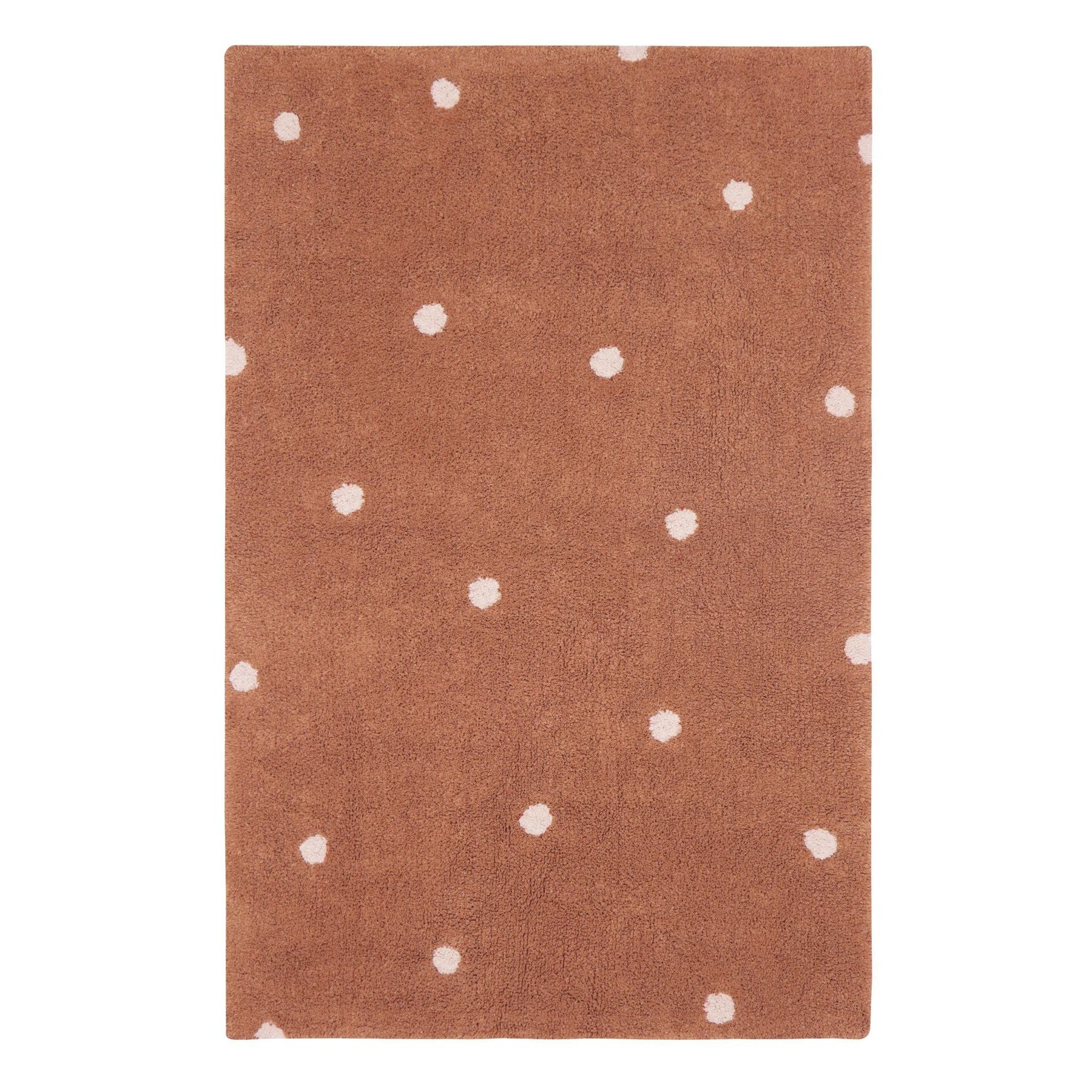 Mini Dot Chestnut Washable Rug、mySite、gigharbornorthrealestate