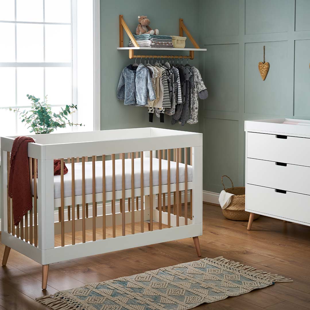  Obaby Maya Mini 2 Piece Room Set - White + Natural、mySite、merchandisen