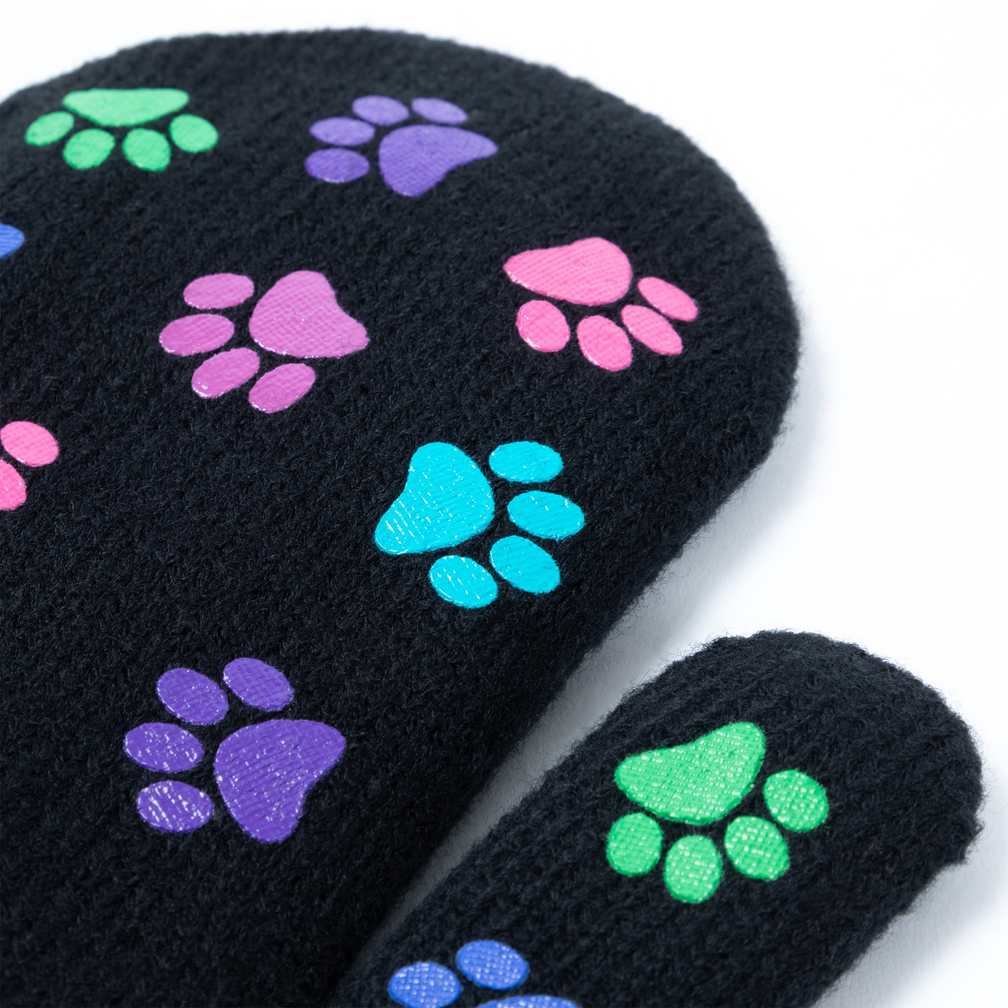 Pretty Paw Print Fleece-Lined Mittens、mySite、camillekostekn