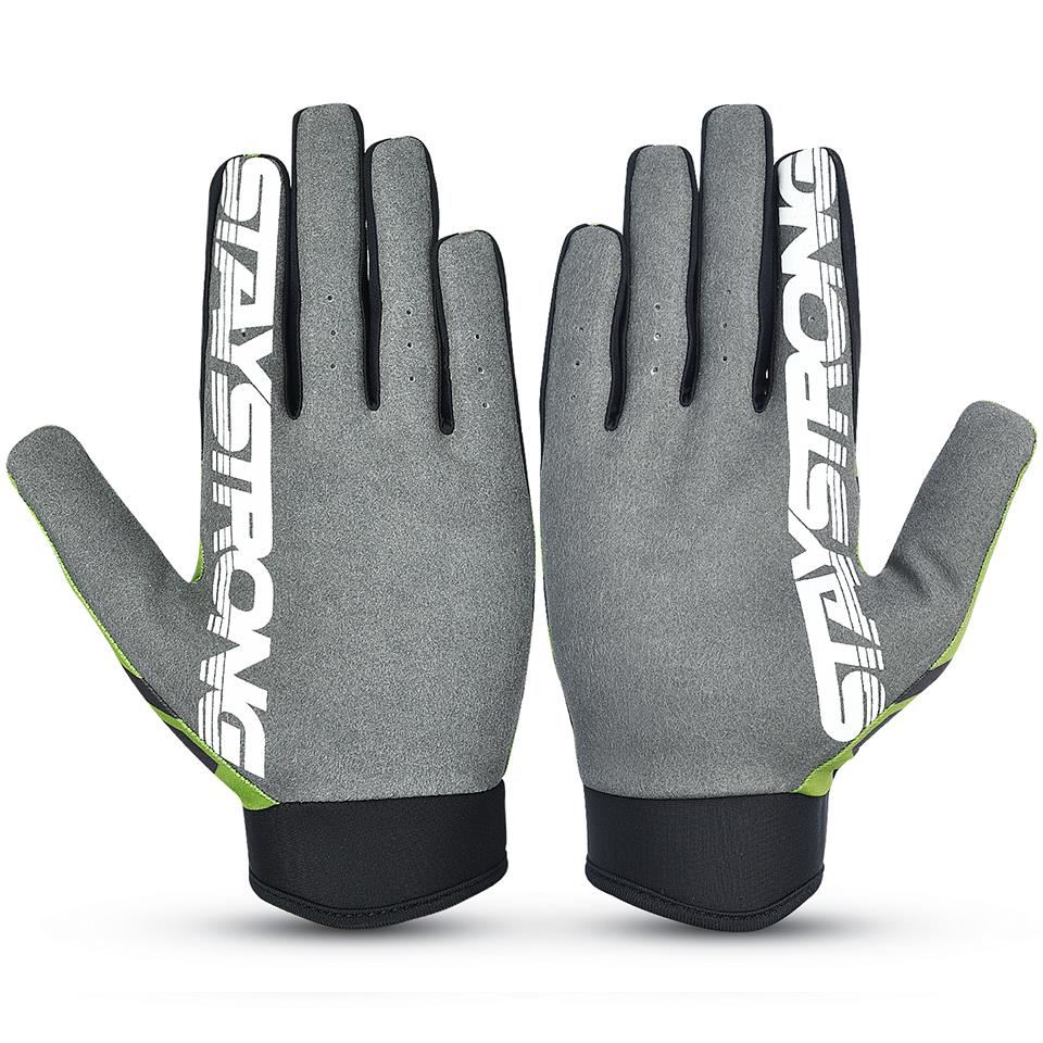  Stay Strong Chev Stripe Gloves - Green、mySite、merchandisen