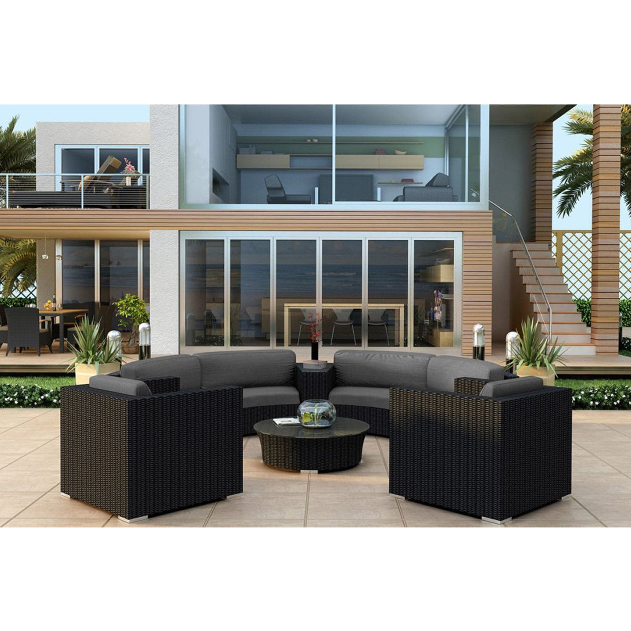 Urbana 6 Piece Curve Sectional Set、mySite、neckold