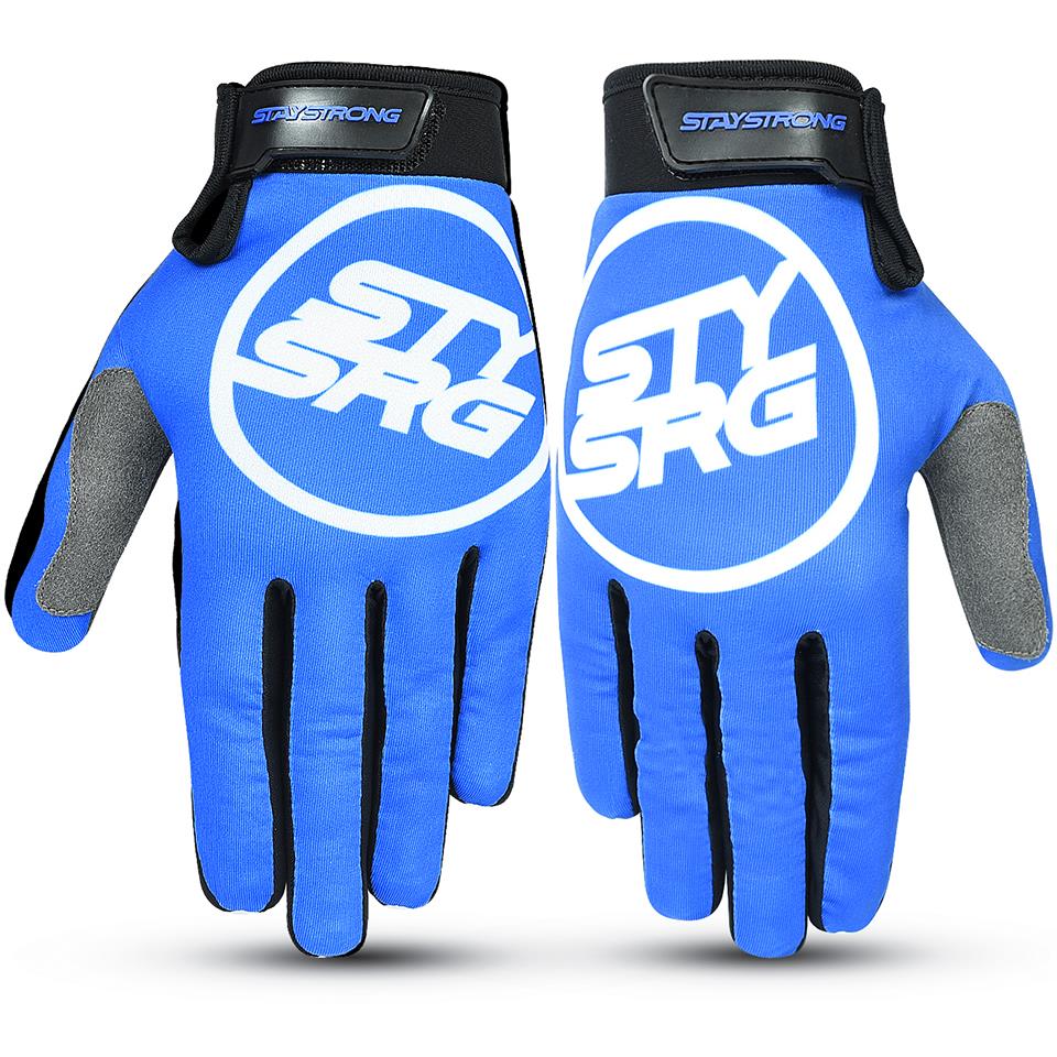  Stay Strong Staple 3 Youth Gloves - Blue、mySite、merchandisen