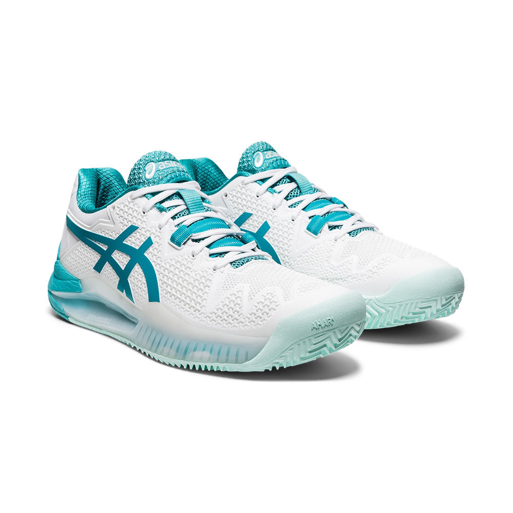 ASICS Gel-Resolution 8 Women's Clay Court Tennis Shoes