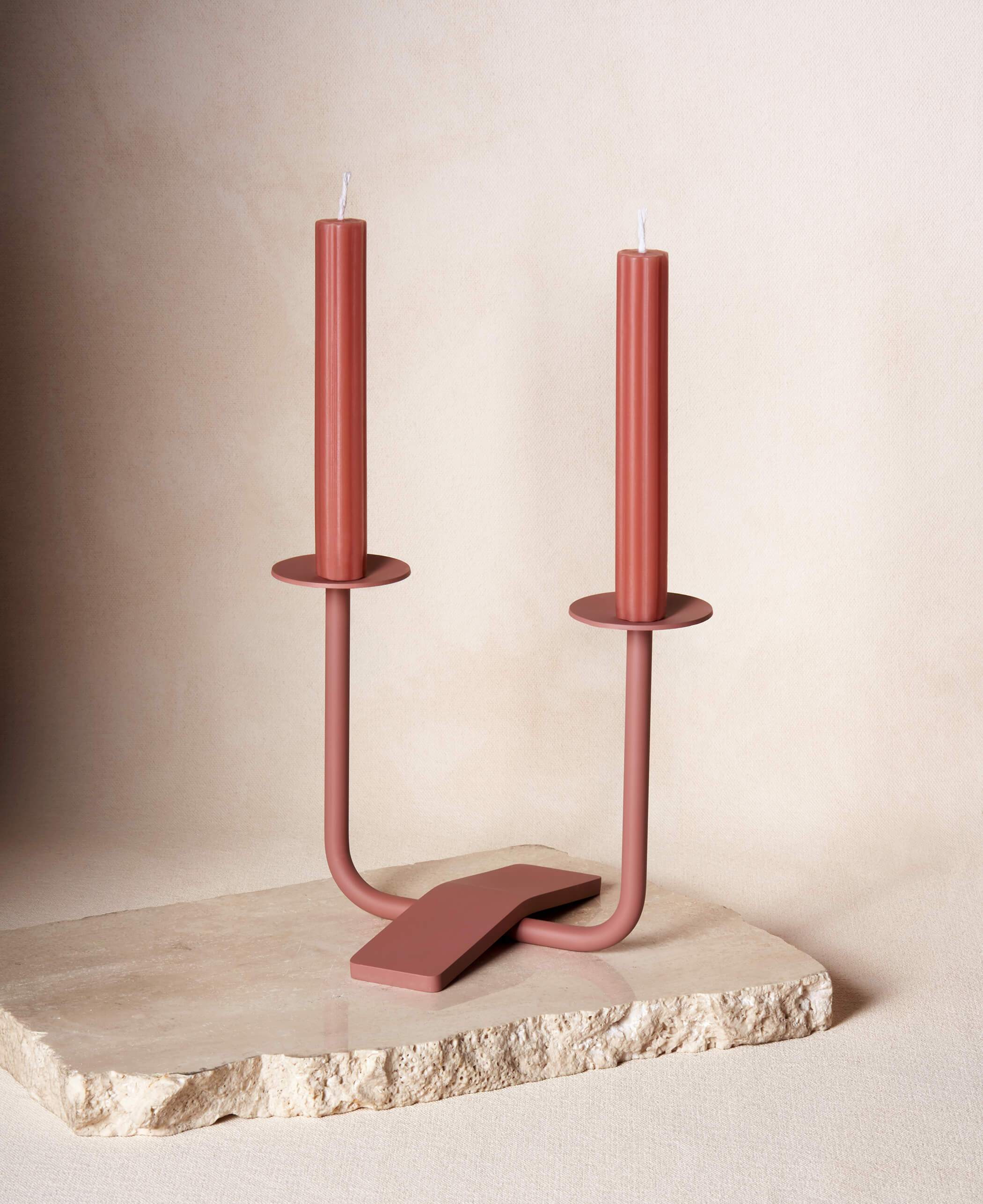 Rest Candleholder by Via Maris - Clay、mySite、topwebapps