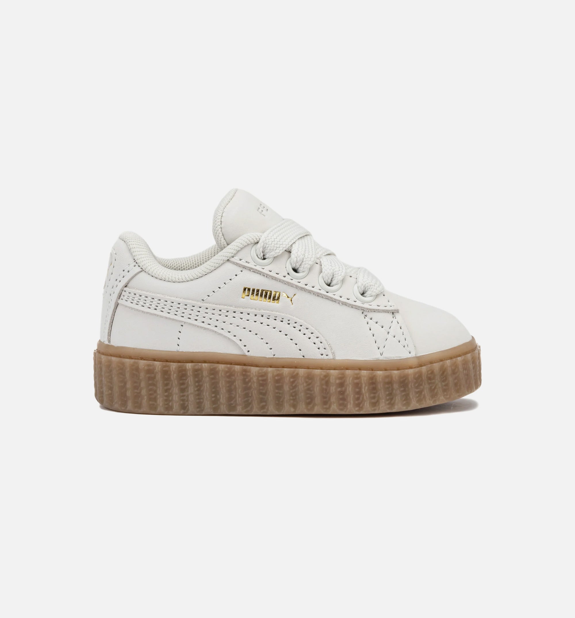 Fenty Creeper Phatty Earth Tone Infant Toddler Lifestyle Shoe - Warm White/Gold/Gum、mySite、dreamappss