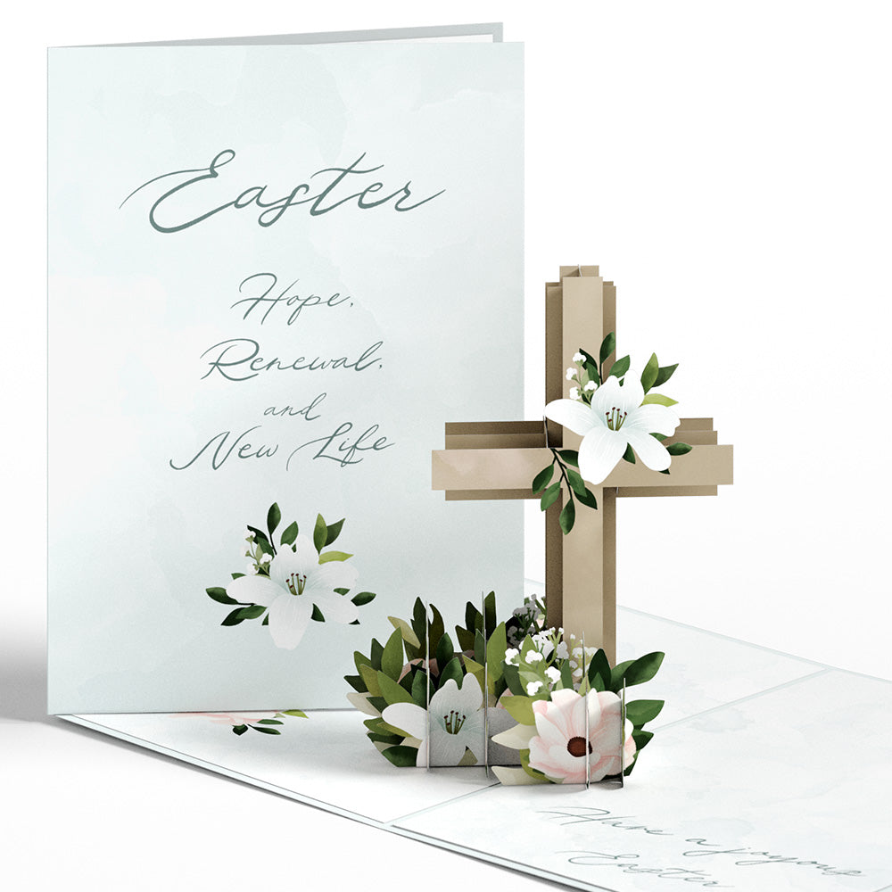 Joyous Easter Cross Pop-Up Card、mySite、solidvoid