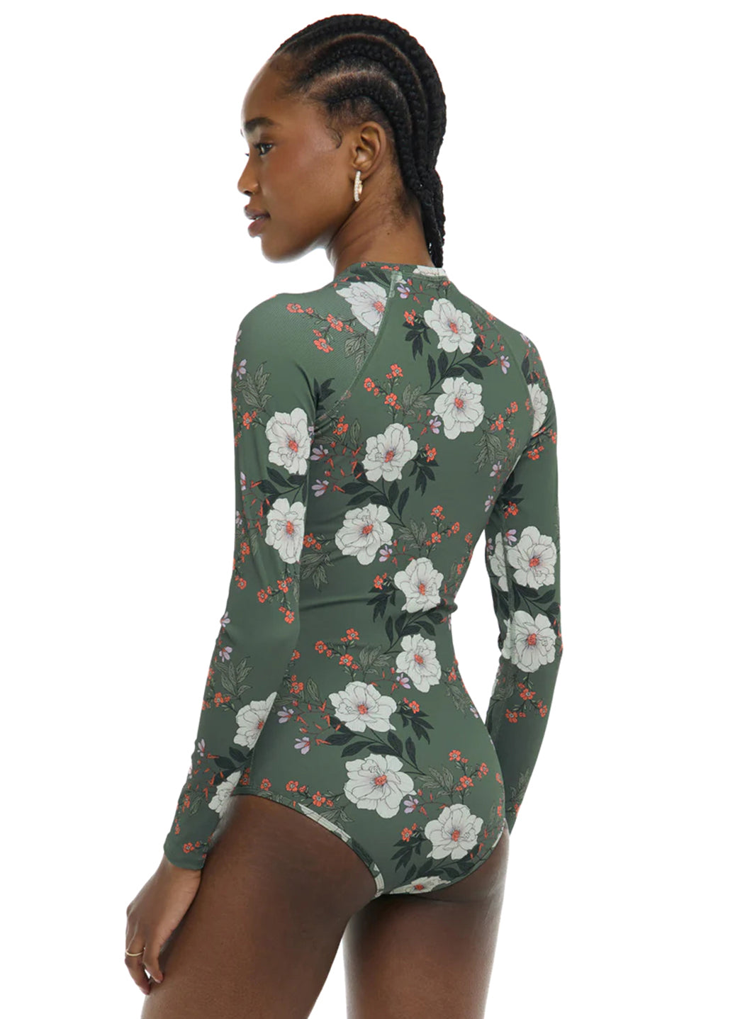 Body Glove Women's Aurora Chanel Long Sleeve One Piece Swimsuit、mySite、noshort