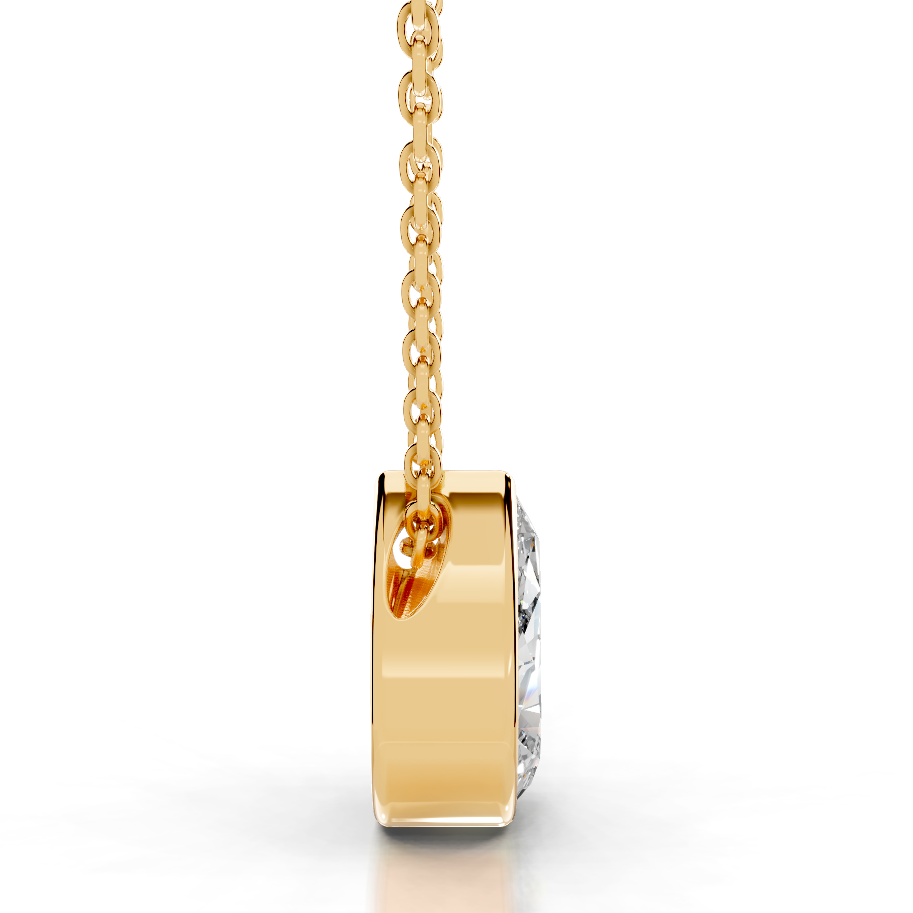 Gianna Lab Grown Diamond Pendant (2 Carat) -18K Yellow Gold (RTS)、mySite、hinf8tx79