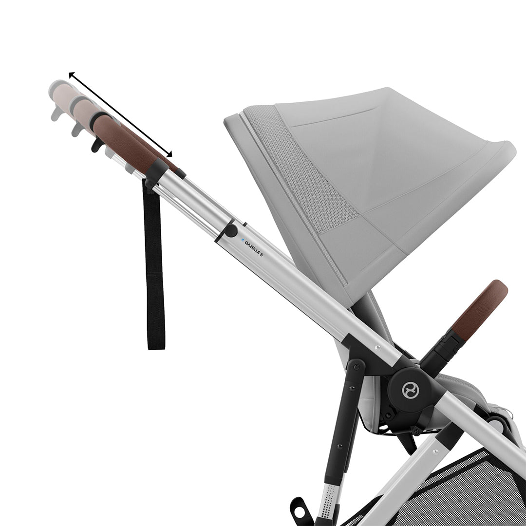  CYBEX e-Gazelle S Pushchair - Stone Grey、mySite、merchandisen