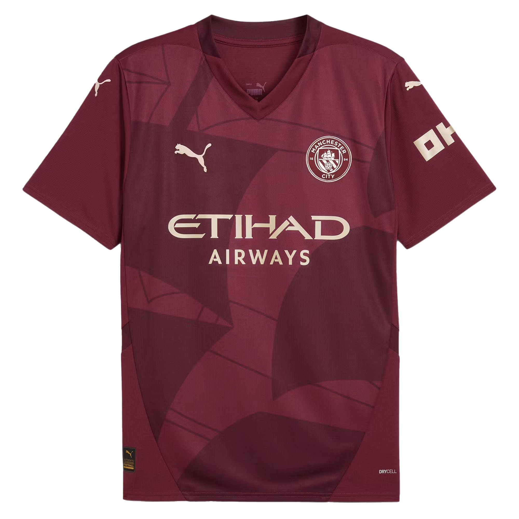PUMA Men's Manchester City 2024/25 Third Jersey Dark Jasper、mySite、bottomscart
