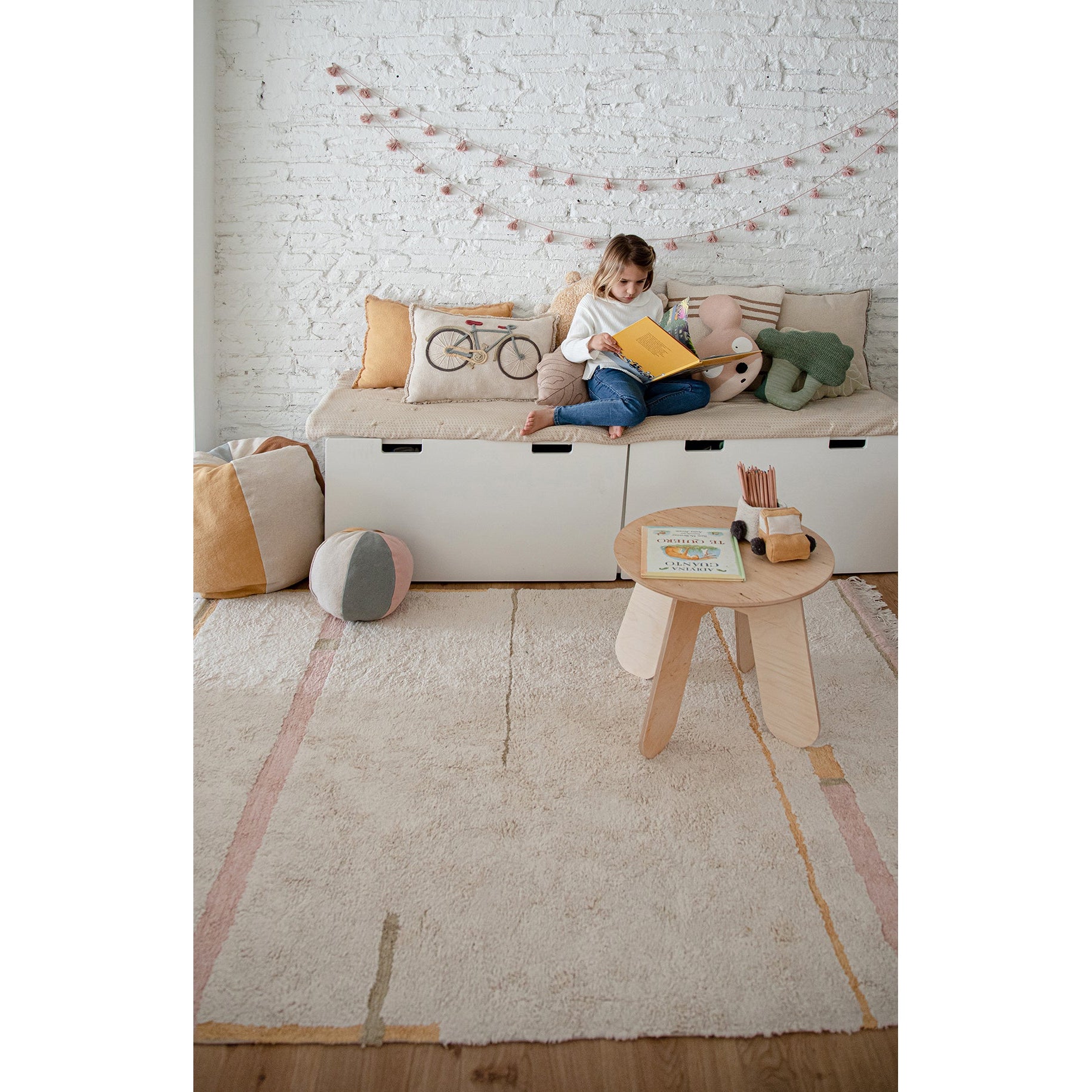 Eco-City Lanes Vintage Nude Washable Area Rug、mySite、gigharbornorthrealestate