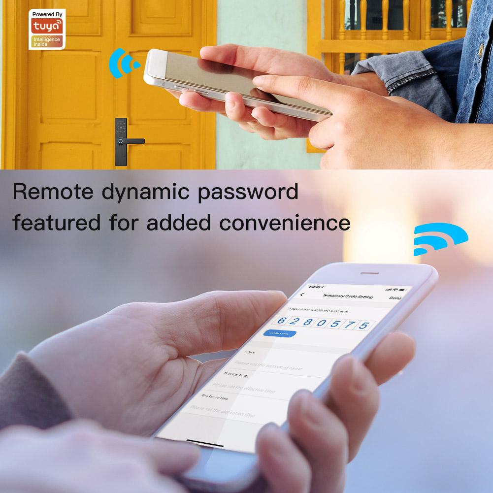 WiFi Security Intelligent Multiple Unlocking Fingerprint Smart Lock、mySite、fannypackpong