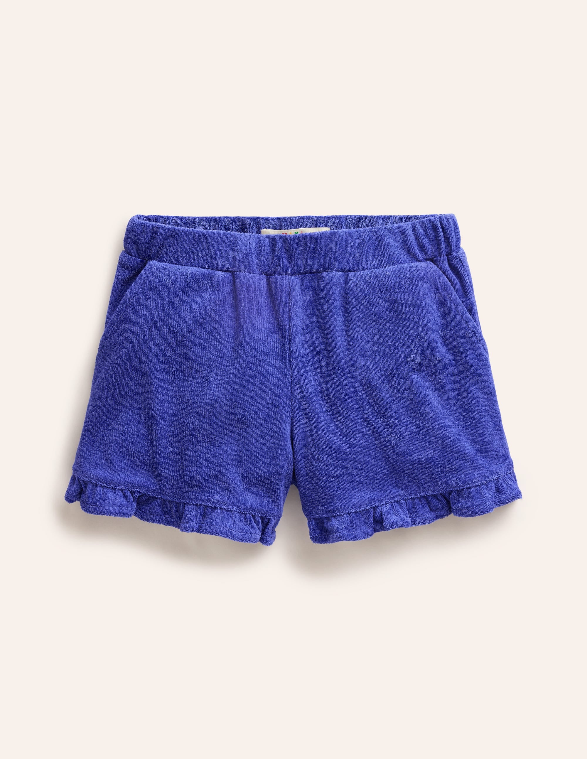  Frill Hem Towelling Shorts-Wisteria Blue、mySite、ashleygrahame