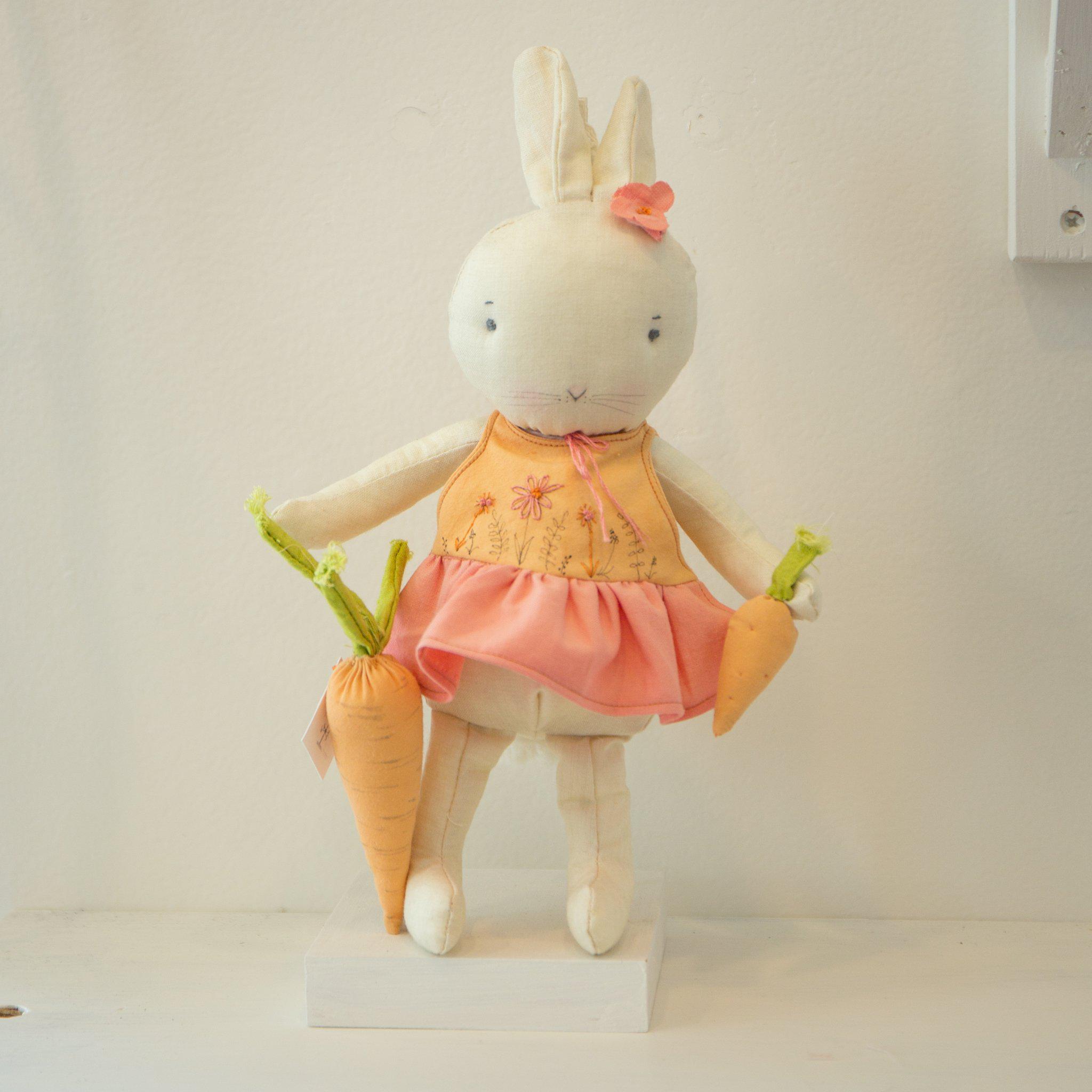 RETIRED - Hutch Studio - Coco Carrot - One of a Kind Bunny、mySite、g9winljtr