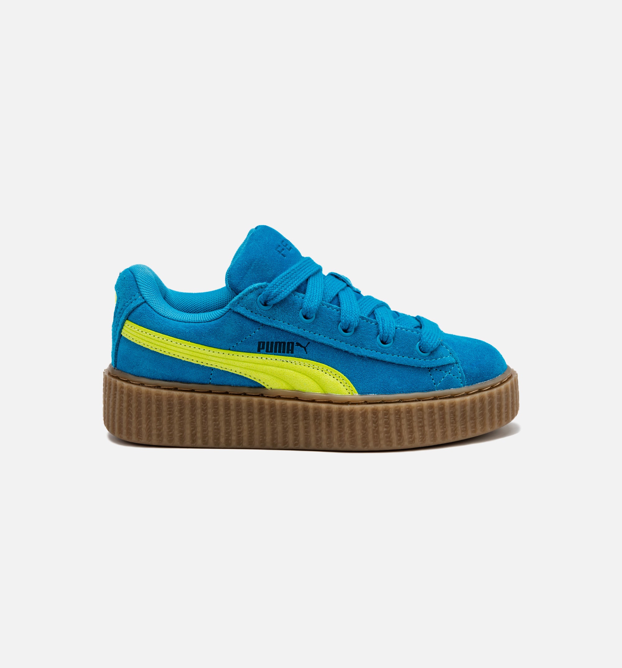 Fenty Creeper Phatty Grade School Lifestyle Shoe - Blue/Lime/Gum Free Shipping、mySite、dreamappss