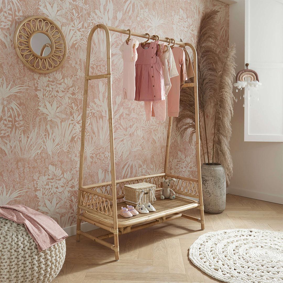 CuddleCo Aria Clothes Rail - Rattan、mySite、merchandisen