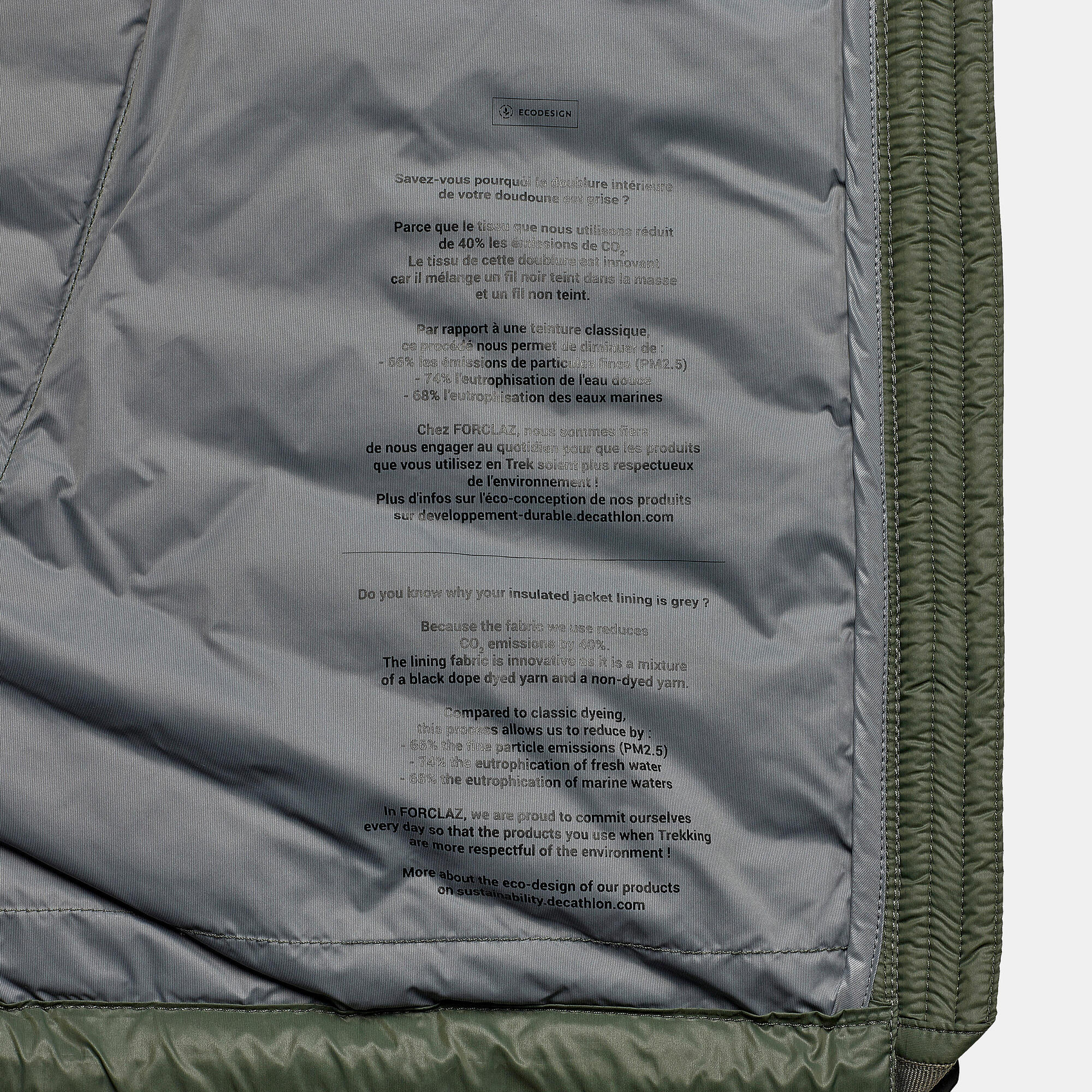 Forclaz Women's mountain Backpacking down jacket - MT100 23°F