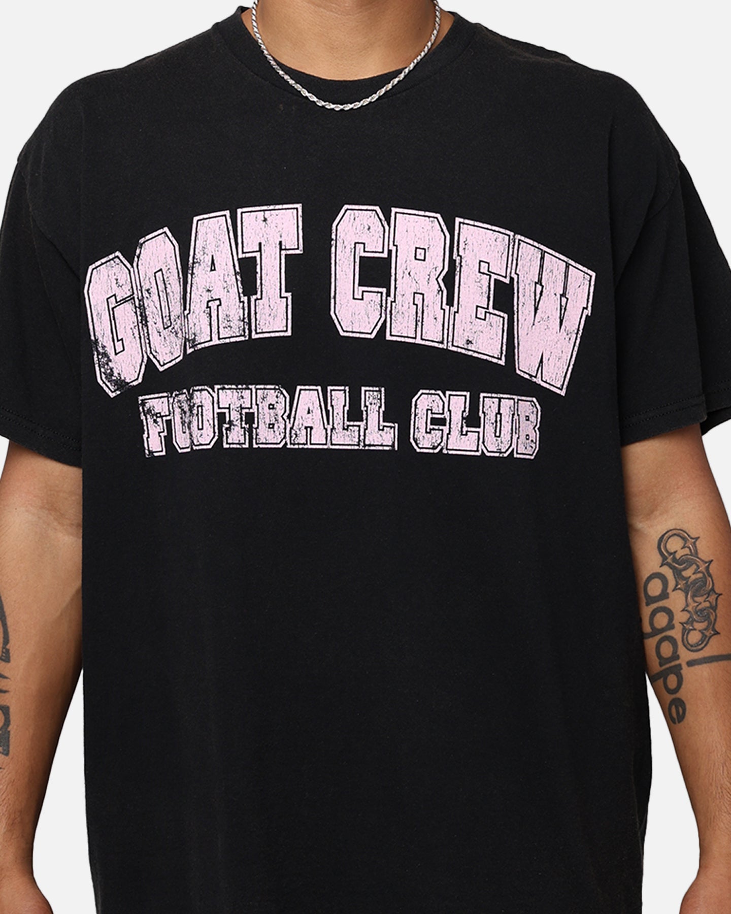 Goat Crew Football Club 10 T-Shirt Black Wash、mySite、zt4zffjzw