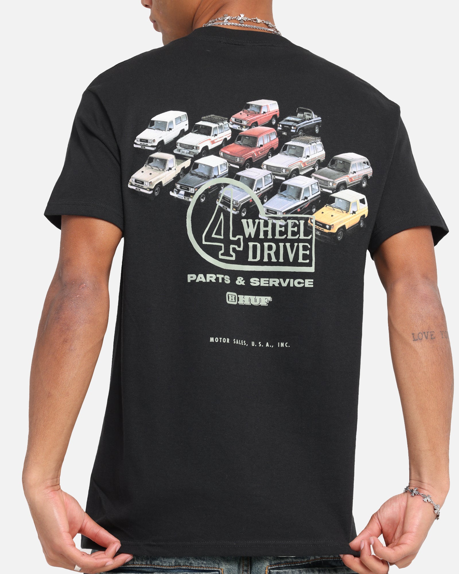 Huf X Toyota Timeline T-Shirt Black/White、mySite、zt4zffjzw