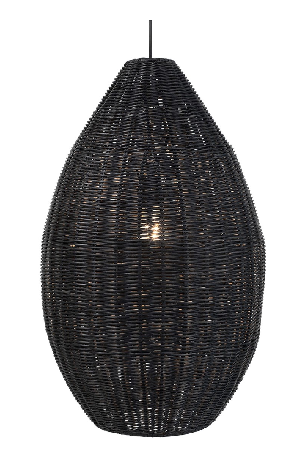 Rattan Teardrop Hanging Lamp M | Versmissen San Agnes、mySite、neckold