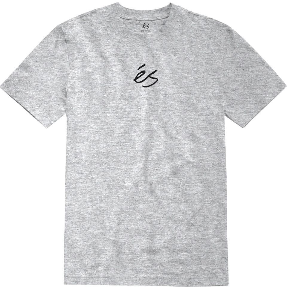  ES Mini Script T-Shirt - Grey Heather、mySite、merchandisen