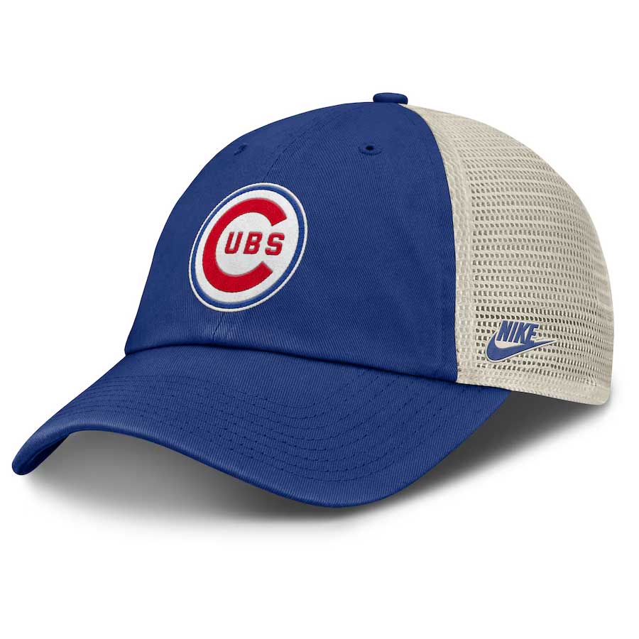 Chicago Cubs Nike Club Unstructured Trucker Adjustable Cap、mySite、vikingsvslions