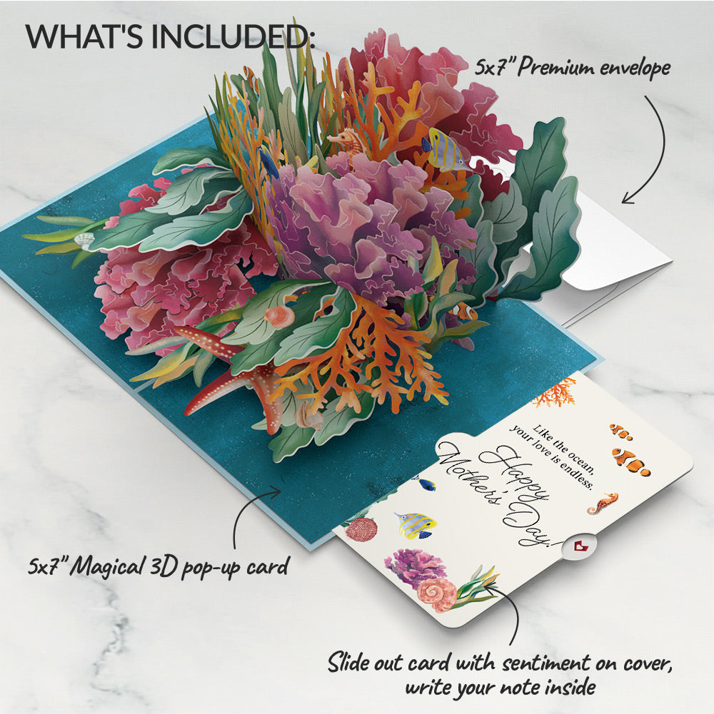 Coral Reef Wonders Mother's Day Pop-Up Card and Sentiment Set、mySite、solidvoid
