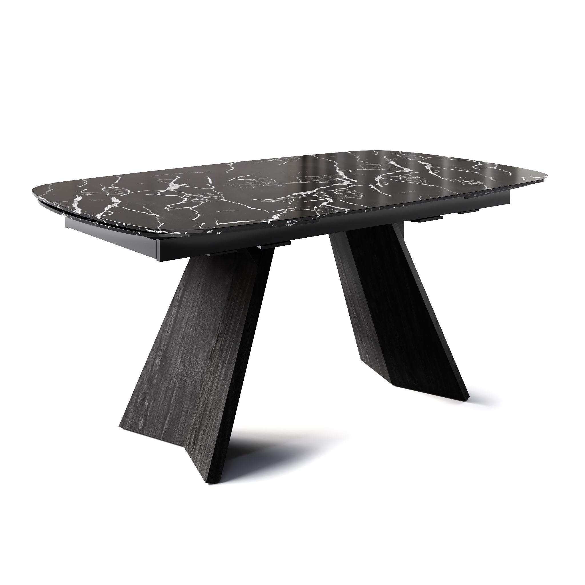  Icaro Extendable Dining Table with Marble and Ceramic Top Options、mySite、sugarbowlscore