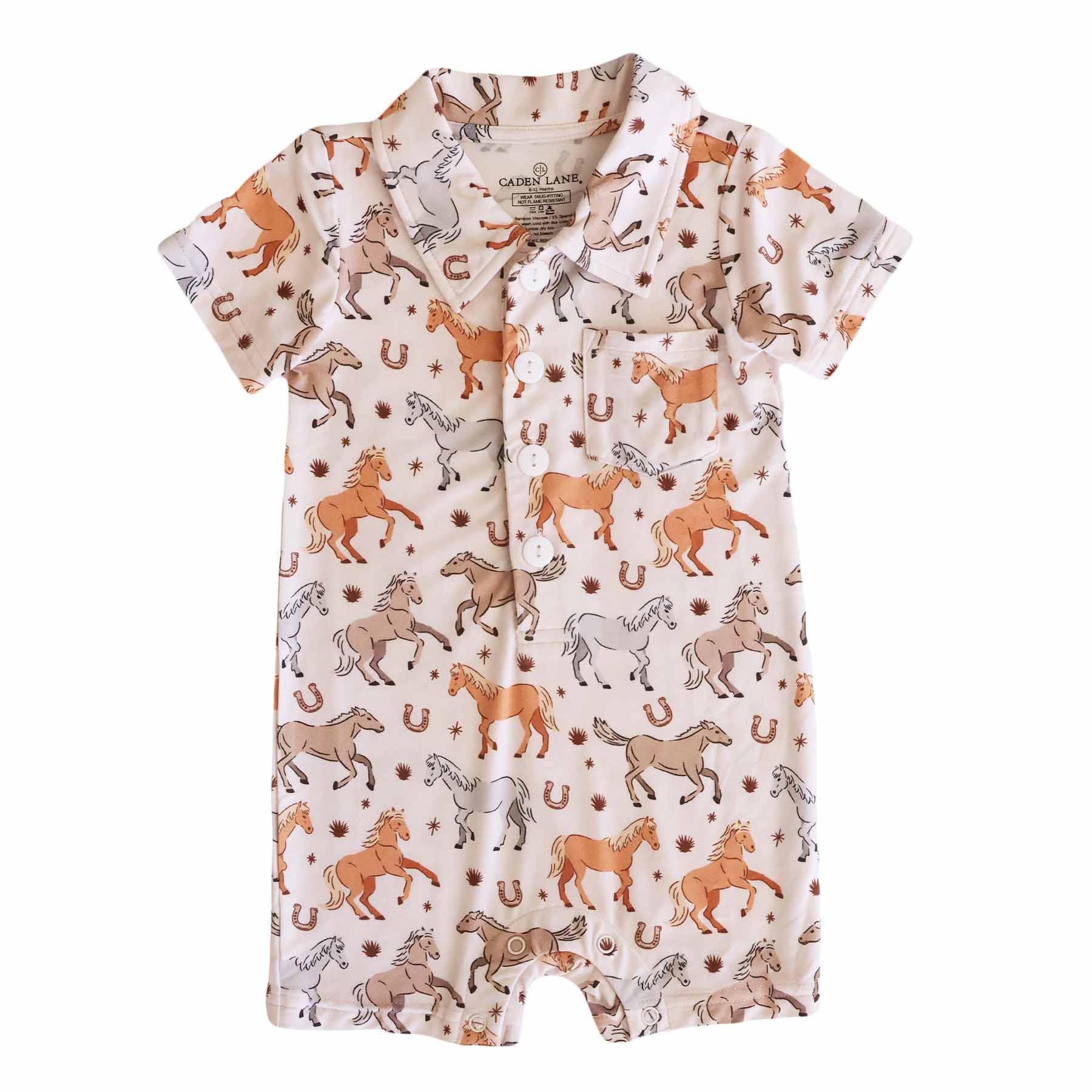  P's Ponies Button Romper、mySite、layawaytickets