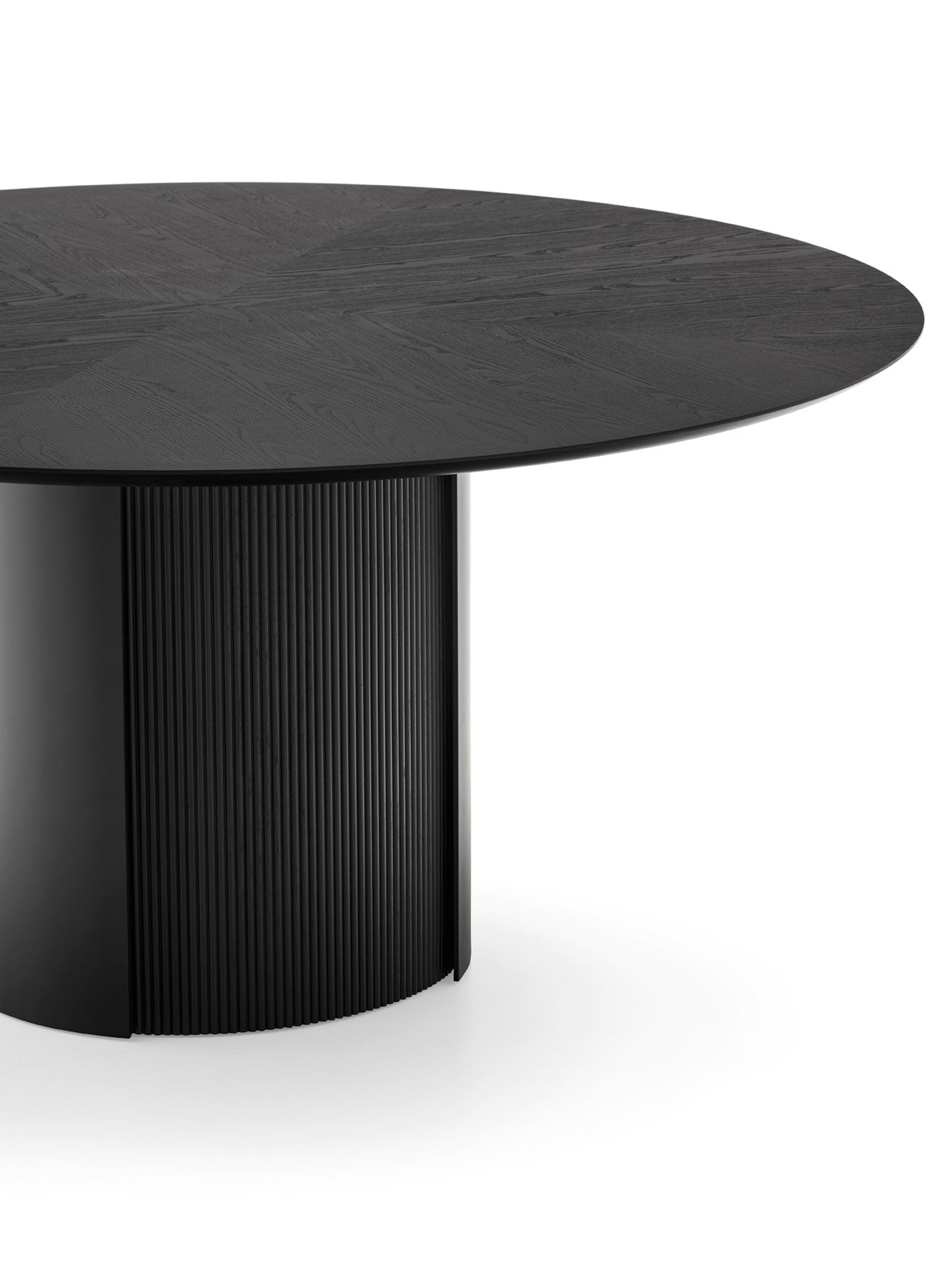  Yoroi Round Dining Table Matt Black base、mySite、sugarbowlscore