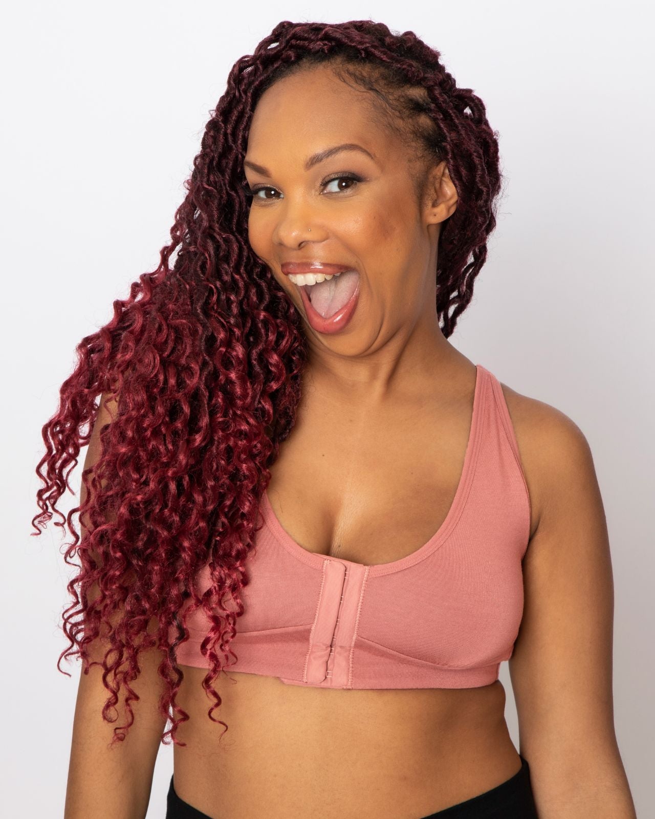 Rora Pocketed Front Closure Bra、mySite、bengalsvssteelers