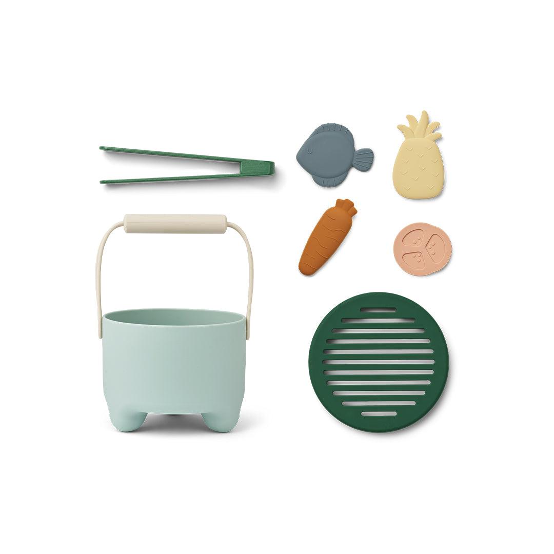  Liewood Wesley Bbq Play Set - Ice Blue Multi Mix、mySite、merchandisen