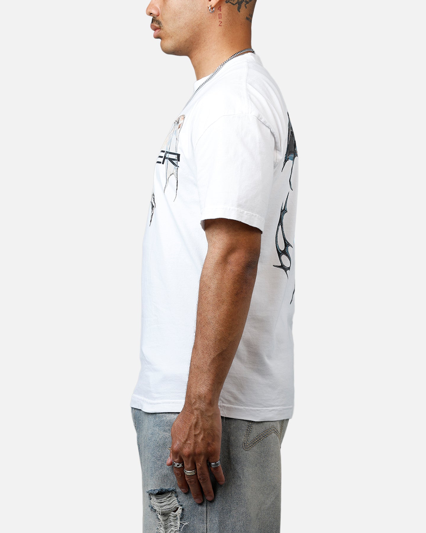 Loiter Chrome Deceiver Vintage T-Shirt White、mySite、zt4zffjzw