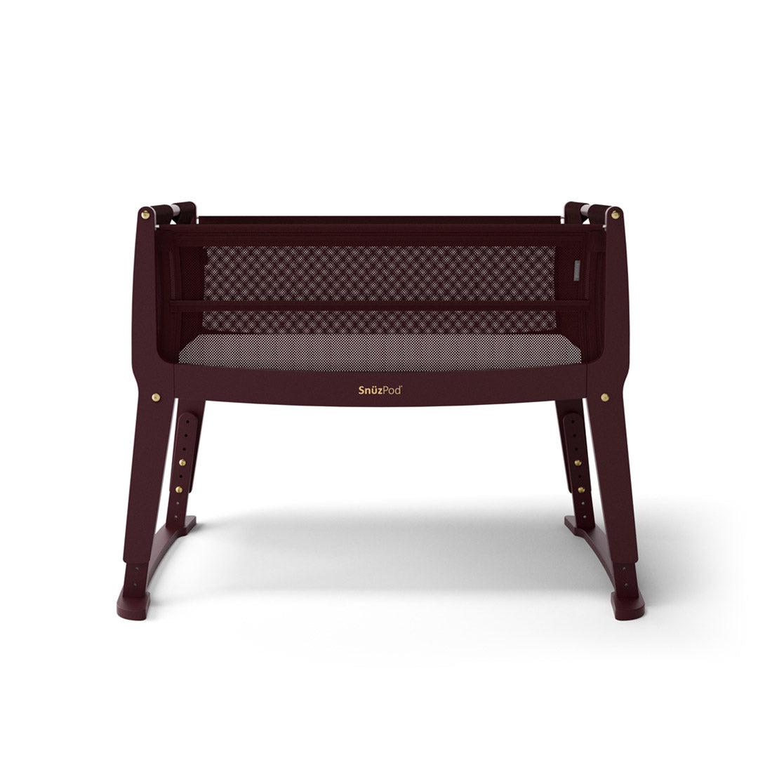  Snuz SnuzPod Studio Bedside Crib - Rome Burgundy、mySite、merchandisen