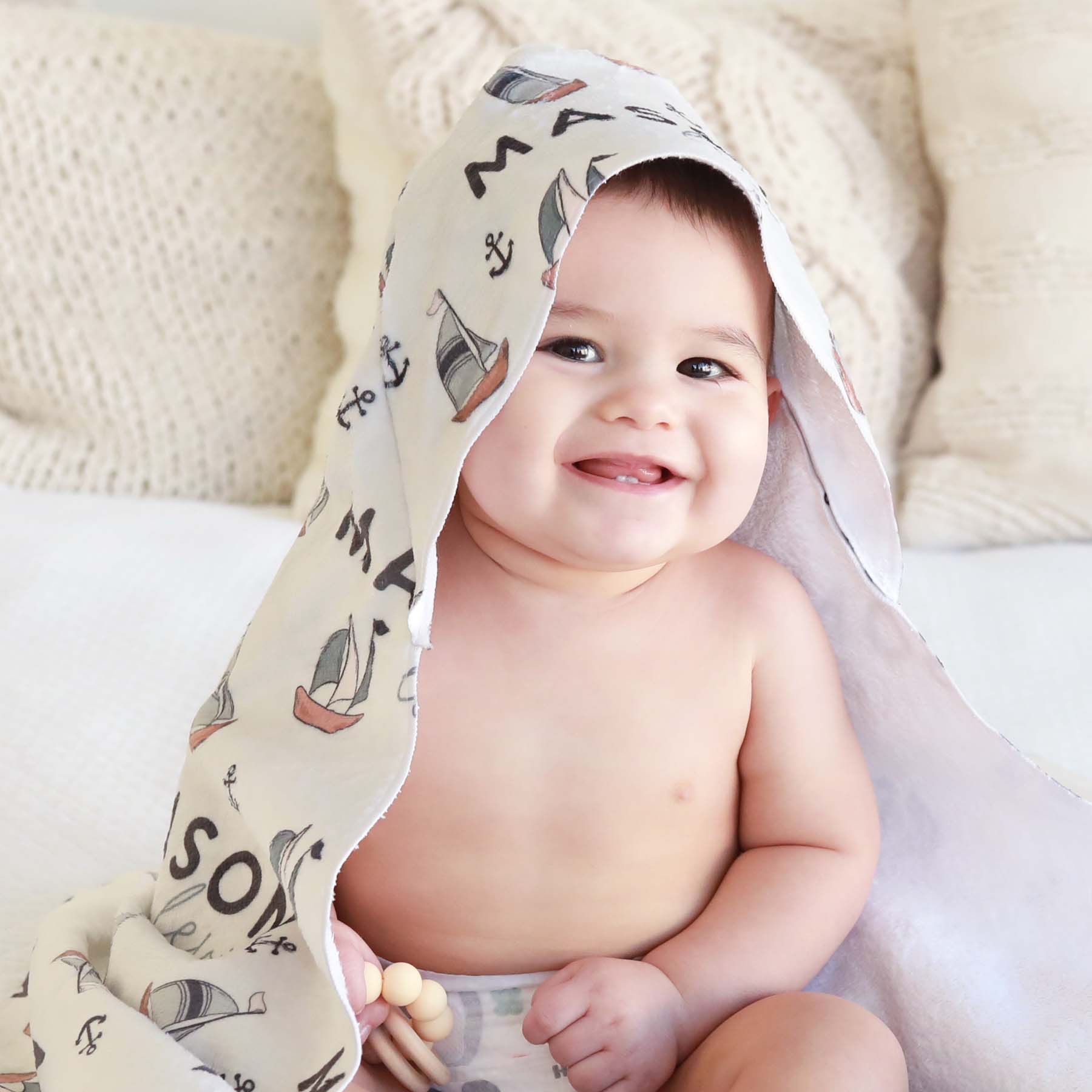  Personalized Hooded Towel | Set Sail、mySite、layawaytickets