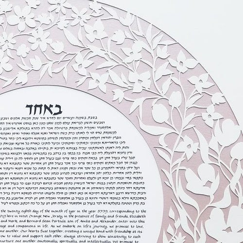  Garden Ketubah in Rose Gold by Melanie Dankowicz、mySite、elrpsem3k