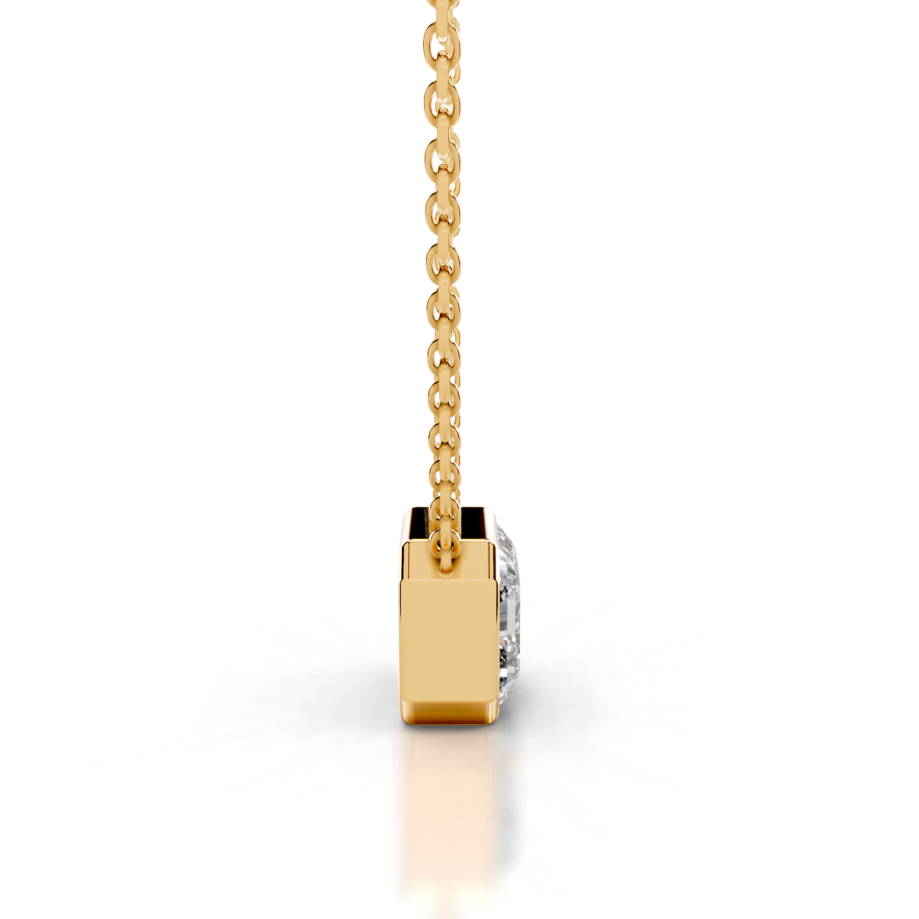 Petit Etta Lab Grown Diamond Pendant -18K Yellow Gold、mySite、hinf8tx79