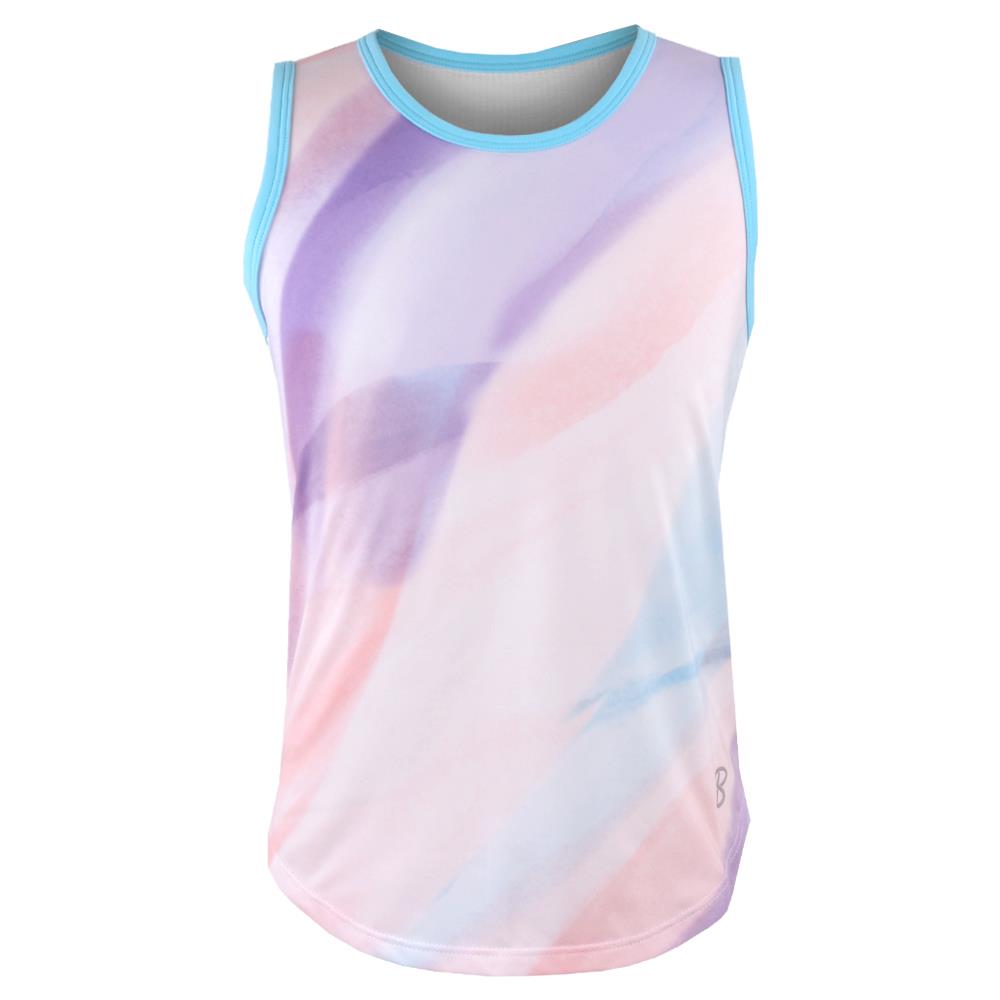 Sofibella Girls Watercolor Tank - Blue/Watercolour