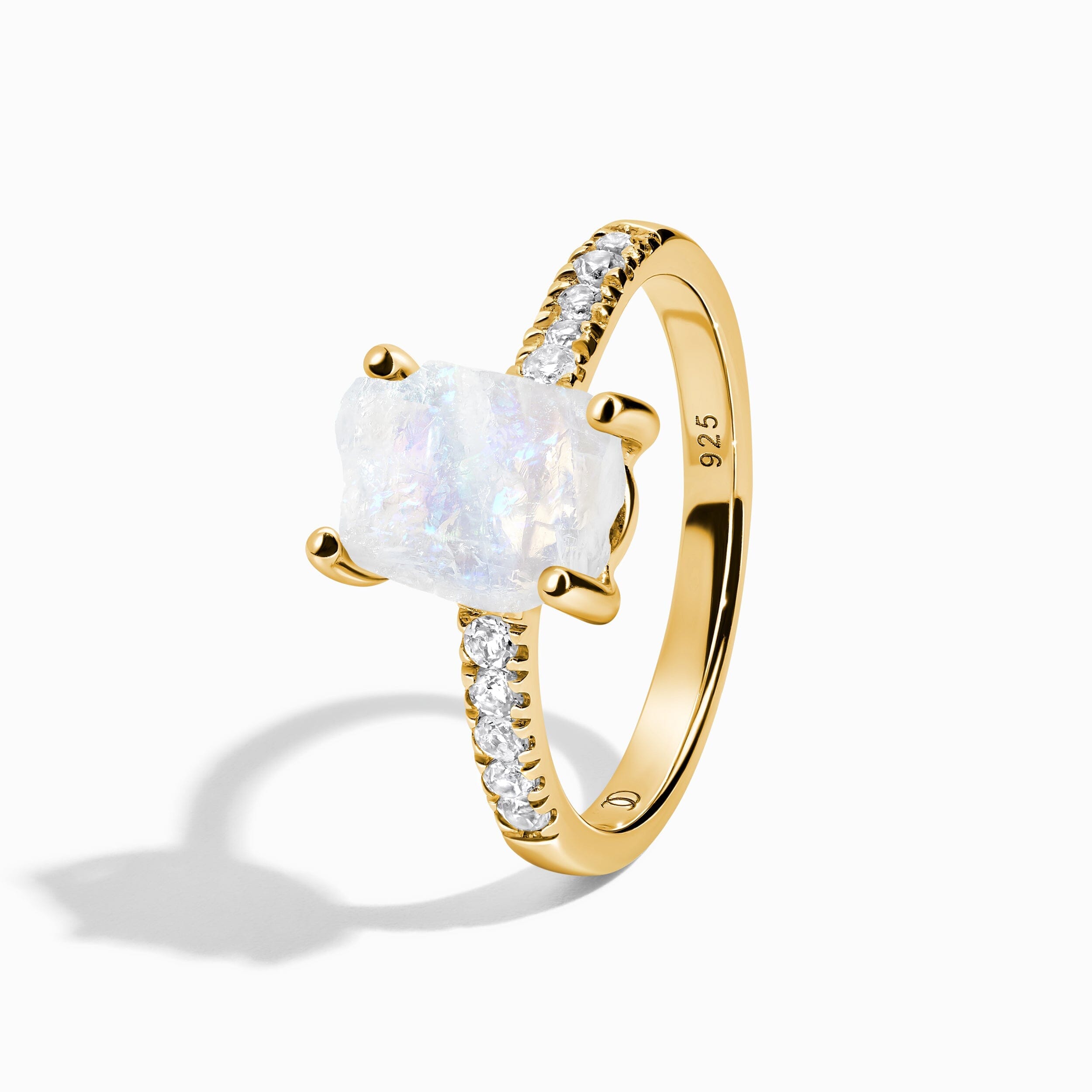 Raw Crystal Ring - Ritzy Moonstone、mySite、hinf8tx79