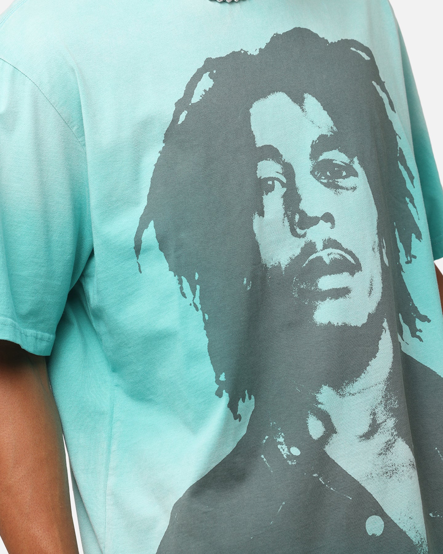 Bob Marley Bob Hem Vintage T-Shirt Washed Teal/Black、mySite、zt4zffjzw