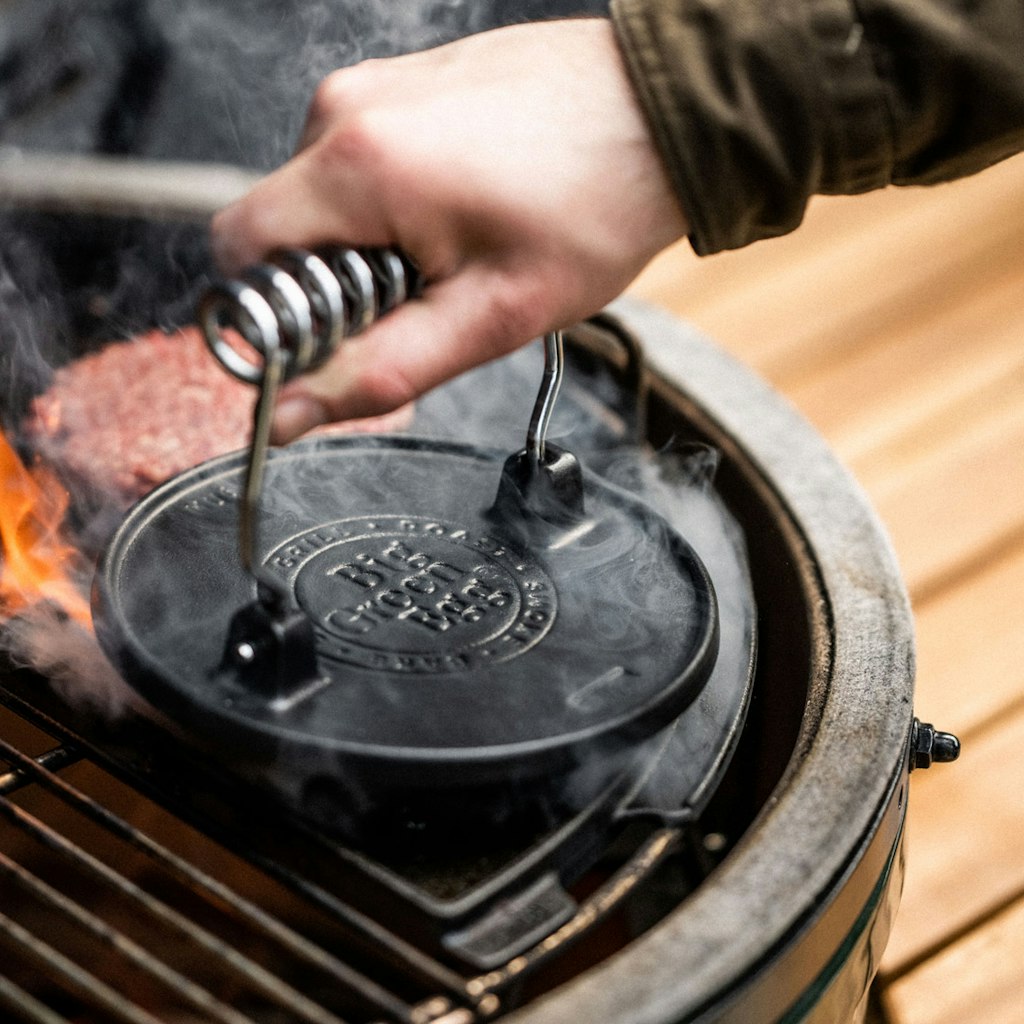Big Green Egg Cast Iron Burger Grill Press、mySite、noshort