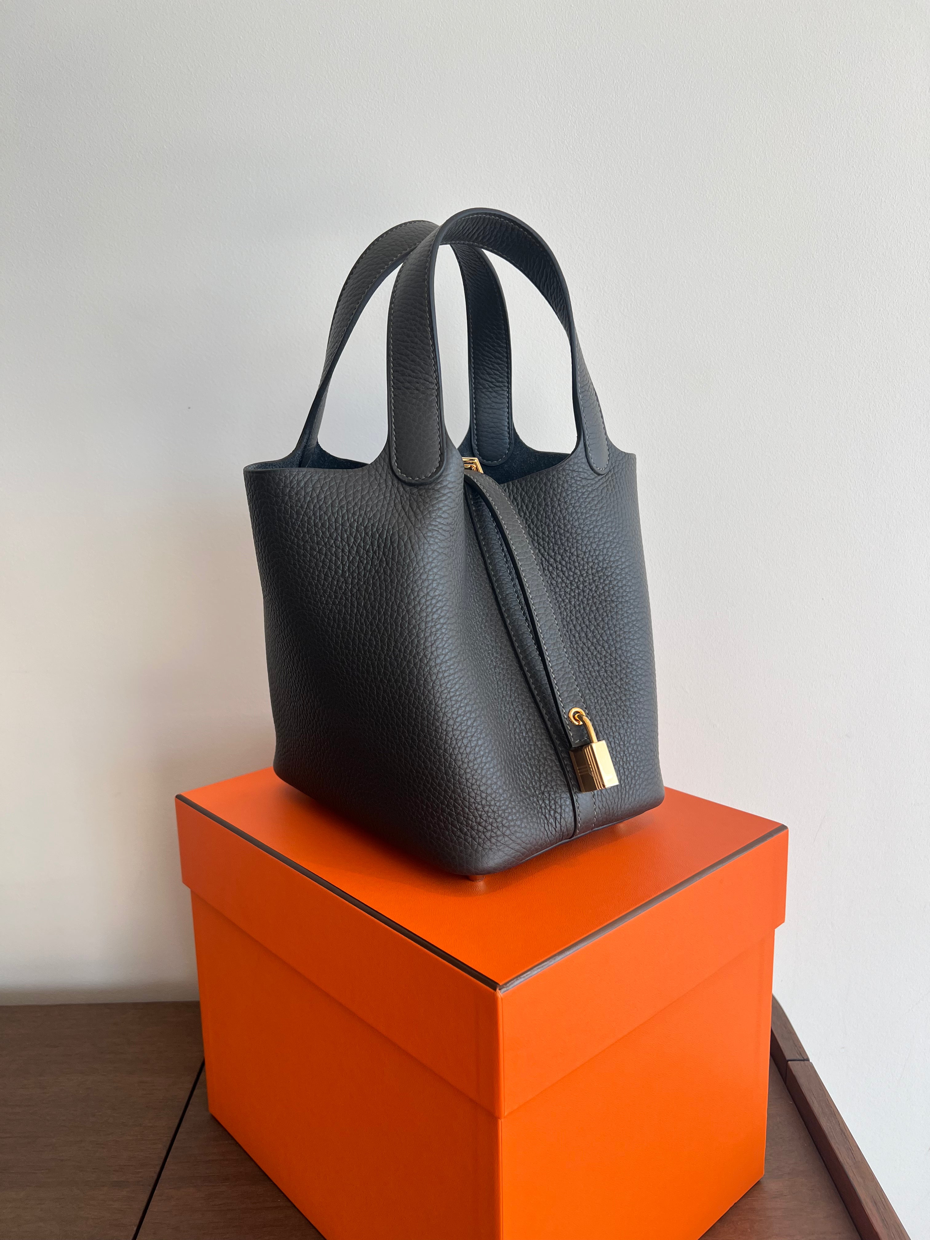Hermès Picotin 18cm Dark Bronze GHW、mySite、garminoutage.com