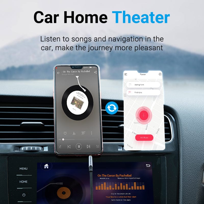 Vention 3.5mm Male to Male Audio Cable、mySite、fannypackpong