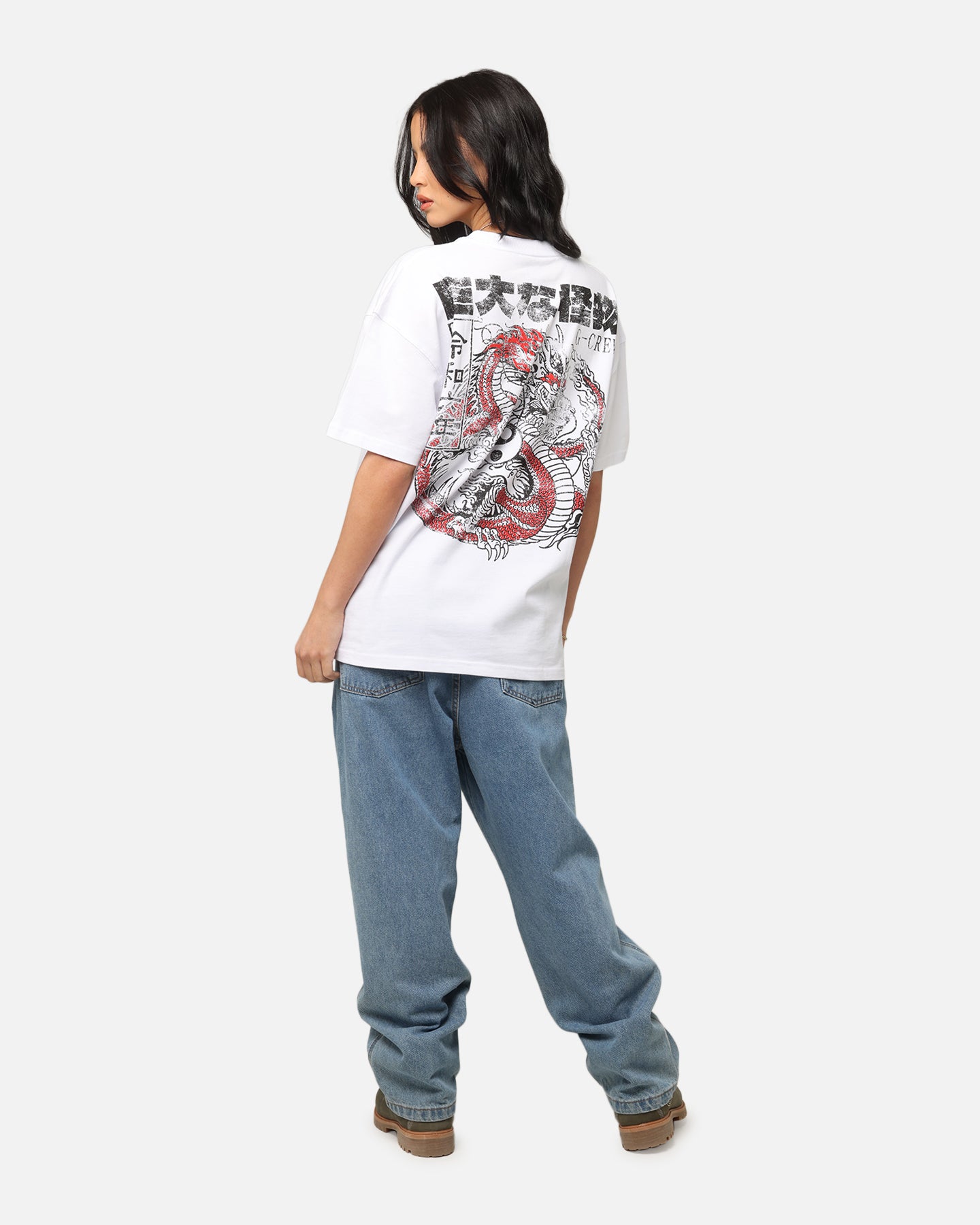 Goat Crew Osaka Dragon T-Shirt White、mySite、zt4zffjzw