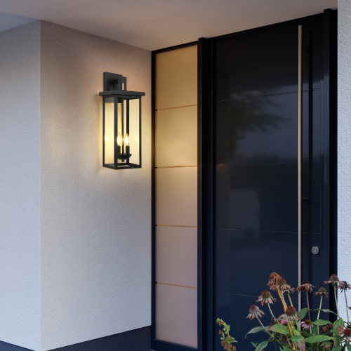 (Same as W1340119953/L1014) 4-Light Black Outdoor Wall Light (No Bulbs)、、eastwooduniform