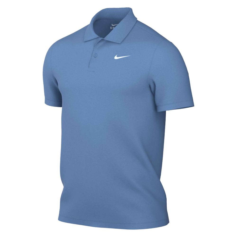 Nike Men's Dri-FIT Victory Solid Polo (Blue Beyond/White)